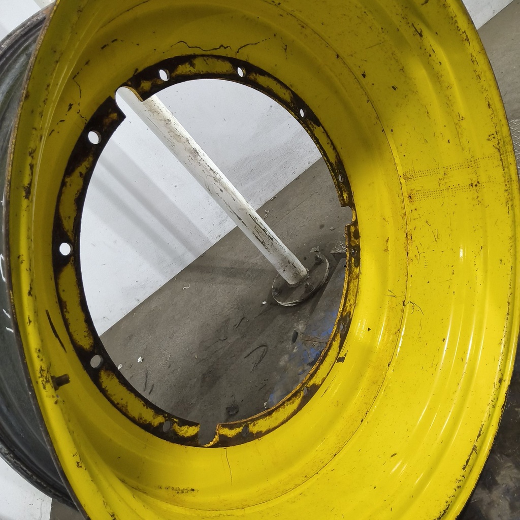 16"W x 46"D, John Deere Yellow 12-Hole Stub Disc , -6.25" Offset