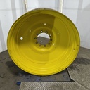 16"W x 46"D, John Deere Yellow 10-Hole Formed Plate , -8.38" Offset