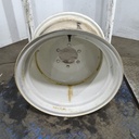 14"W x 20"D, Cream White / Versatile White 6-Hole Formed Plate , -4.62" Offset