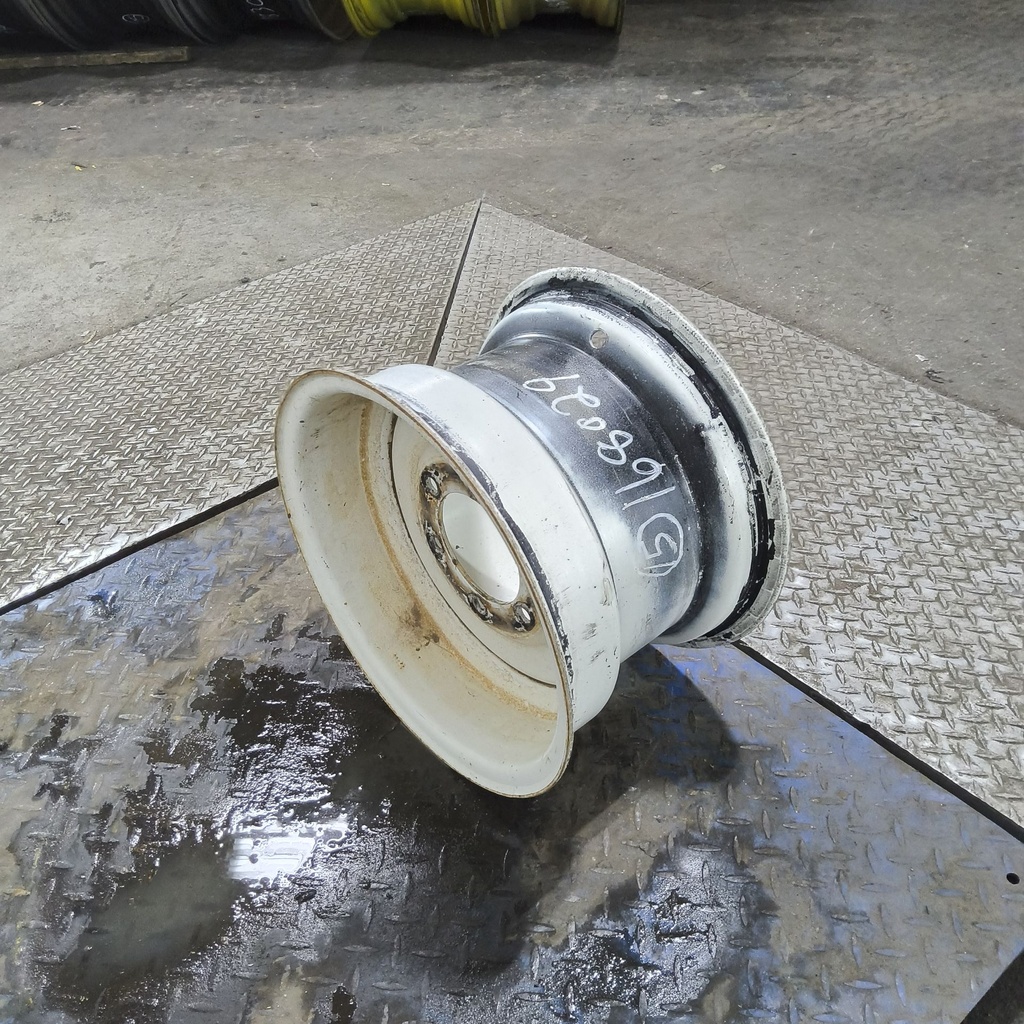 10"W x 15"D, Ford / New Holland White 6-Hole Implement , -1.62" Offset