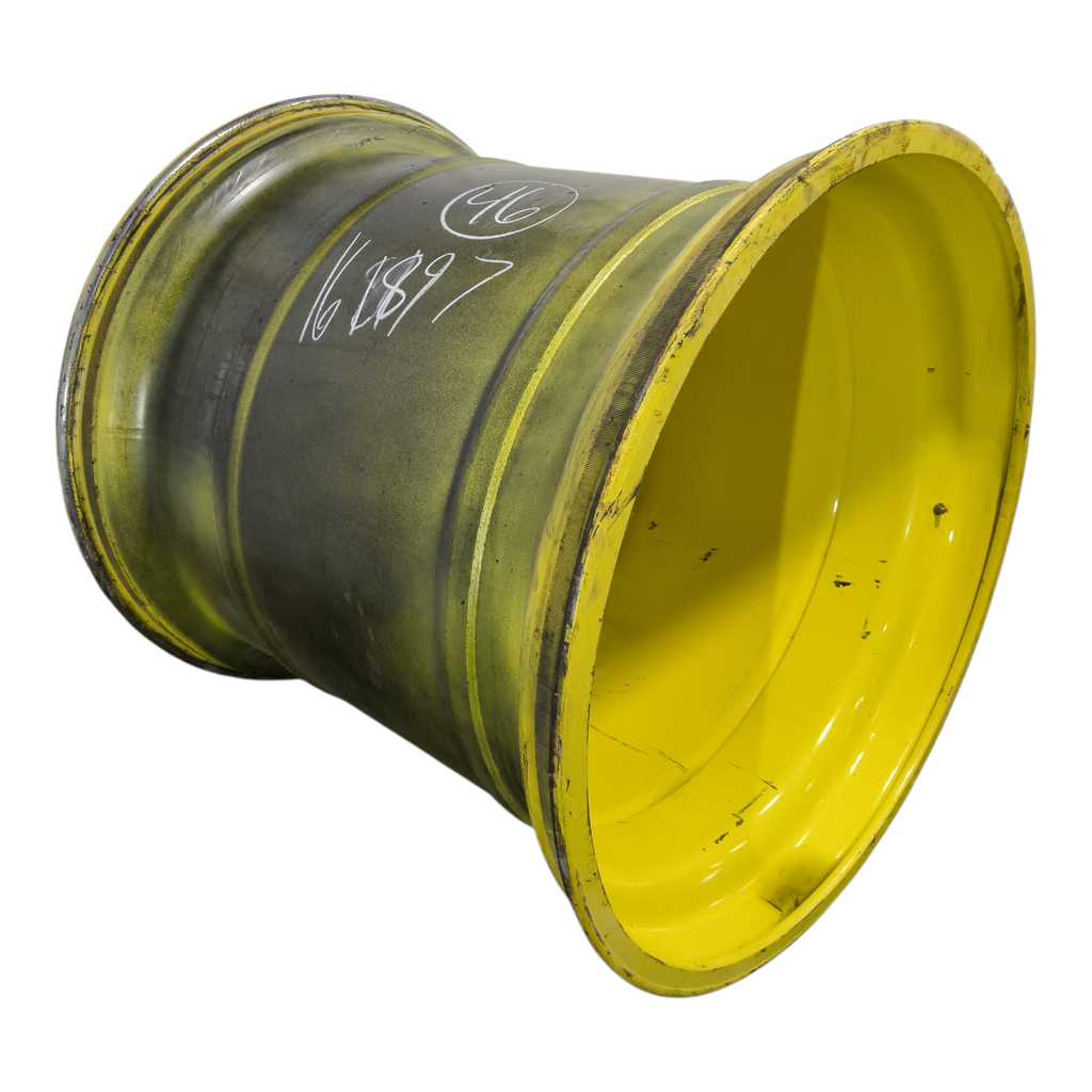 44"W x 46"D, John Deere Yellow 12-Hole Stub Disc , -9.5" Offset