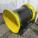 38"W x 32"D, John Deere Yellow 12-Hole Formed Plate , -11.75" Offset