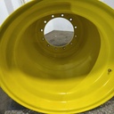 38"W x 32"D, John Deere Yellow 12-Hole Formed Plate , -11.75" Offset