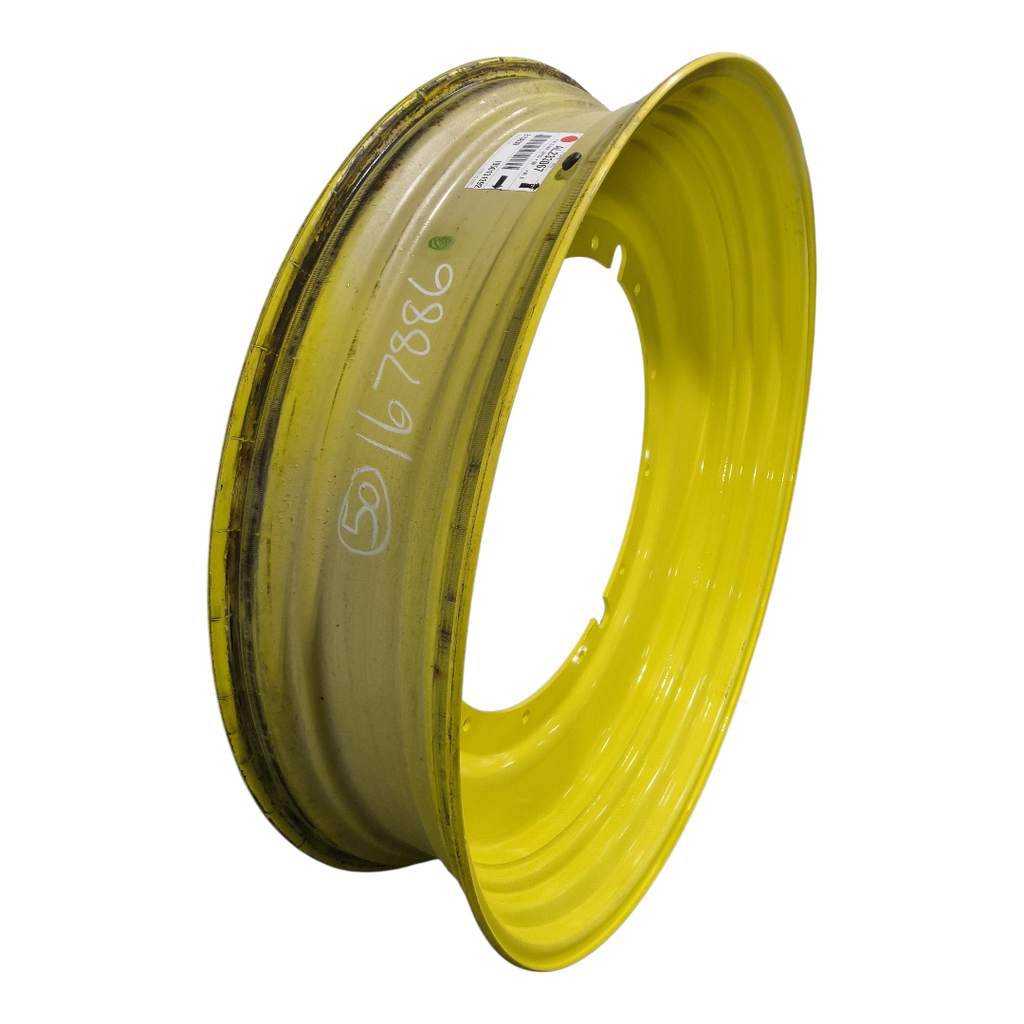 12"W x 50"D, John Deere Yellow 12-Hole Stub Disc , -3.12" Offset