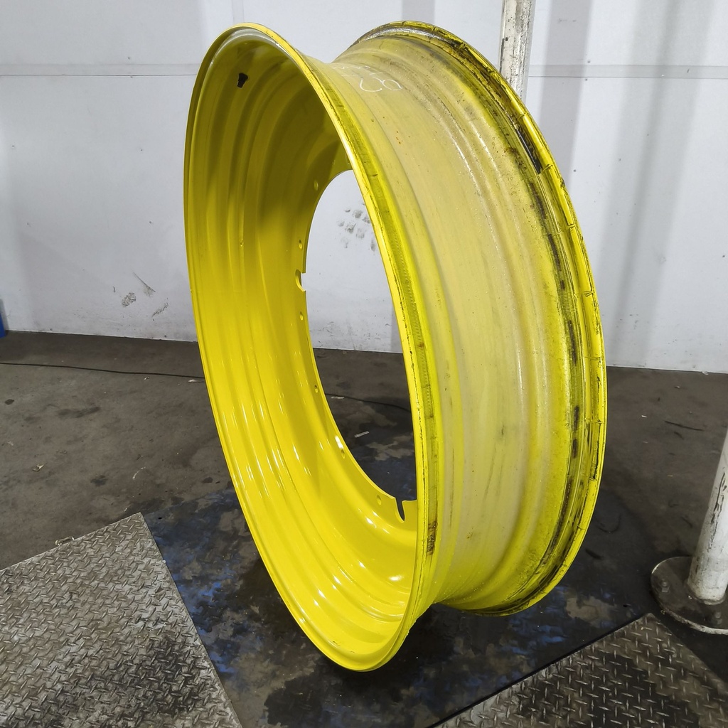 12"W x 50"D, John Deere Yellow 12-Hole Stub Disc , -3.12" Offset