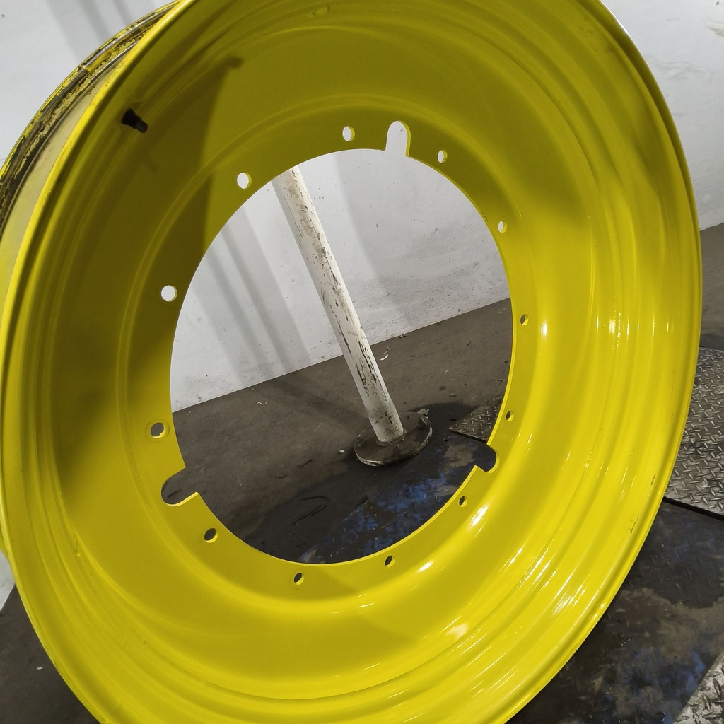 12"W x 50"D, John Deere Yellow 12-Hole Stub Disc , -3.12" Offset