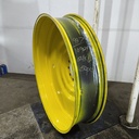 12"W x 54"D, John Deere Yellow 10-Hole Formed Plate , -9.25" Offset