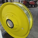 12"W x 54"D, John Deere Yellow 10-Hole Formed Plate , -9.25" Offset
