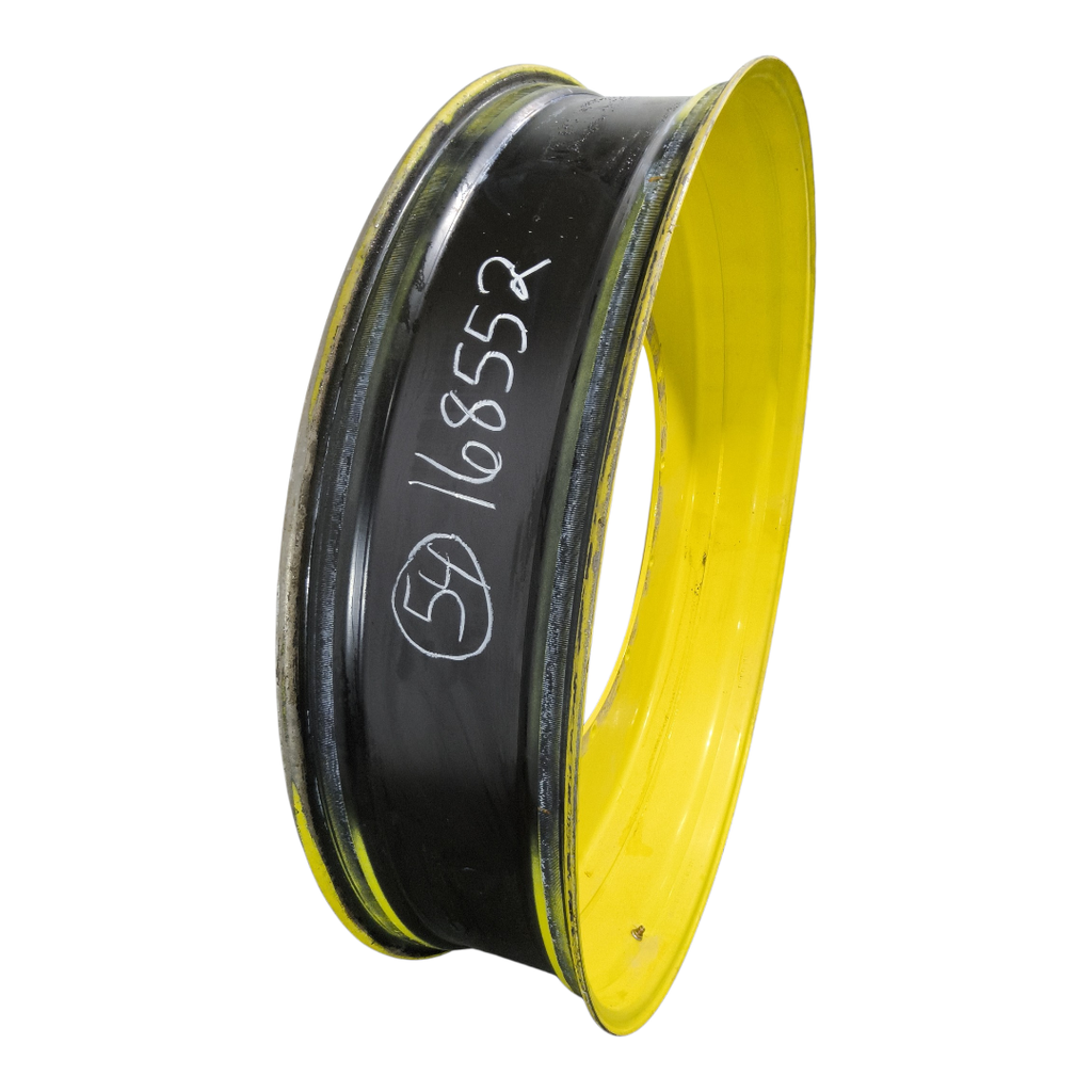 12"W x 54"D, John Deere Yellow 12-Hole Stub Disc , -3.25" Offset