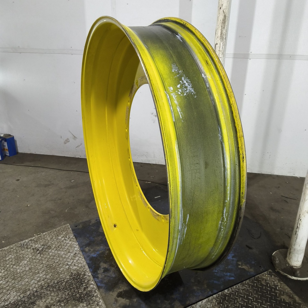 12"W x 54"D, John Deere Yellow 12-Hole Stub Disc , -3.25" Offset