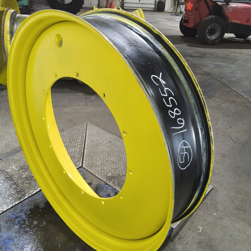 12"W x 54"D, John Deere Yellow 12-Hole Stub Disc , -3.25" Offset