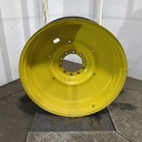 16"W x 46"D, John Deere Yellow 10-Hole Formed Plate , -6.62" Offset