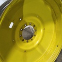 16"W x 46"D, John Deere Yellow 10-Hole Formed Plate , -6.62" Offset