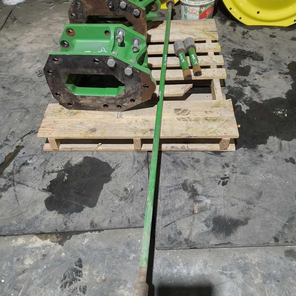 11.75"L Combine Frame Extension for John Deere Combine "S" Series ("D"22/22 spline drive shafts), John Deere Green