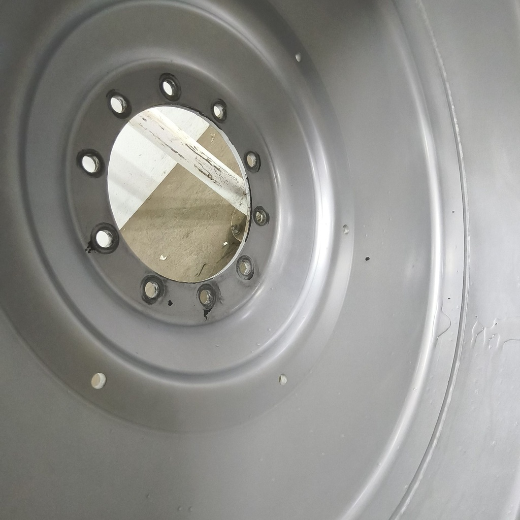 16"W x 46"D, Case IH Silver Mist 10-Hole Formed Plate , -9.25" Offset