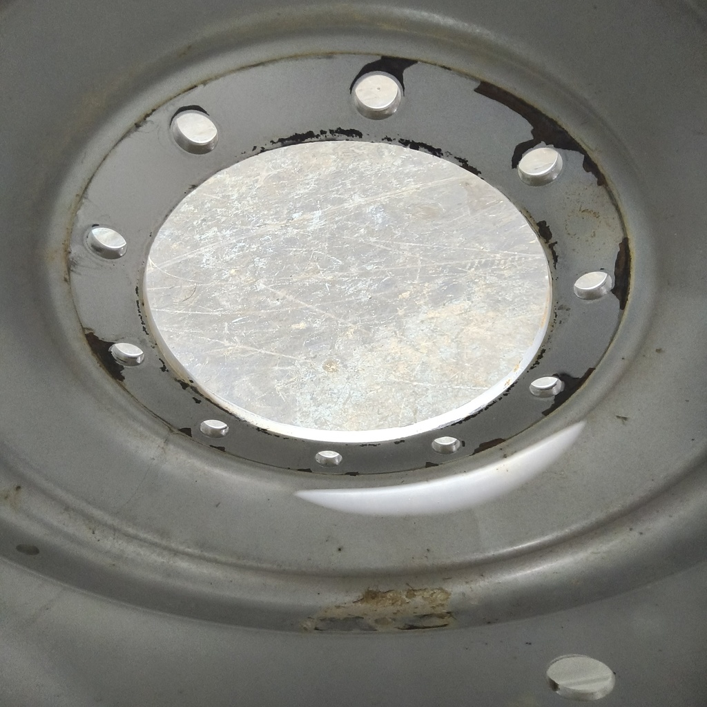 16"W x 46"D, Case IH Silver Mist 10-Hole Formed Plate , -9.25" Offset