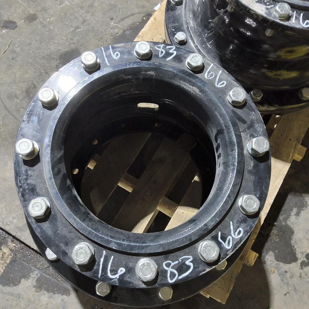 12 to 12-Hole 16"L FWD Spacer(2-PC OE Style), Black