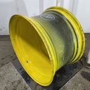 23"W x 38"D, John Deere Yellow 10-Hole Formed Plate , -12.38" Offset
