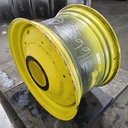 23"W x 38"D, John Deere Yellow 10-Hole Formed Plate , -12.38" Offset