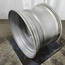 23"W x 34"D, Case IH Silver Mist 12-Hole Waffle Wheel (Groups of 3 bolts) , -3.38" Offset