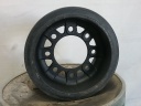 8" Wide Mid-Roller Bogie Wheel for John Deere Tillage Tractors Series 9020T, Also fits wide 8020T, Cast Bolt-On(Poly)