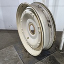 12"W x 50"D, Ford / New Holland White 16-Hole Stub Disc (groups of 2 bolts) , 1.75" Offset 50X12 stub disc wheels 8 hole with centers