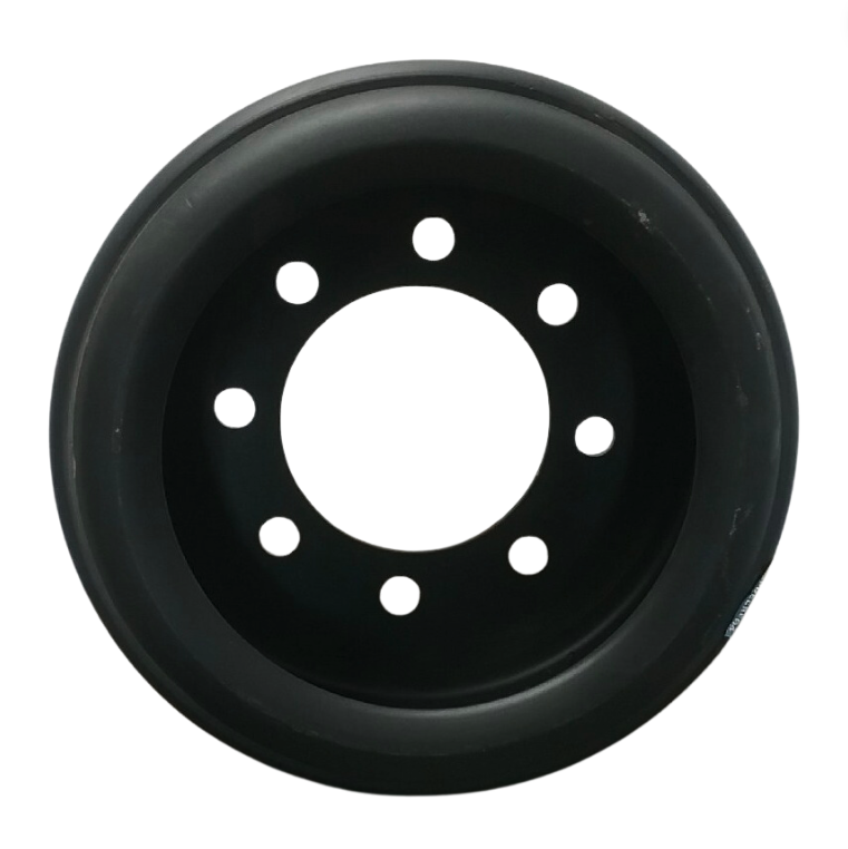 4.5" Wide Mid-Roller Bogie Wheel for John Deere Rowcrop Tractors Series 8030T, Stamped Steel, NEW Bolt-On(Poly)