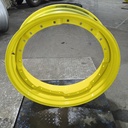 12"W x 38"D, John Deere Yellow 12-Hole Waffle Wheel (Groups of 3 bolts) , 6.38" Offset