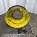 8.5"W x 30"D, John Deere Yellow 8-Hole Rim with Clamp/Loop Style