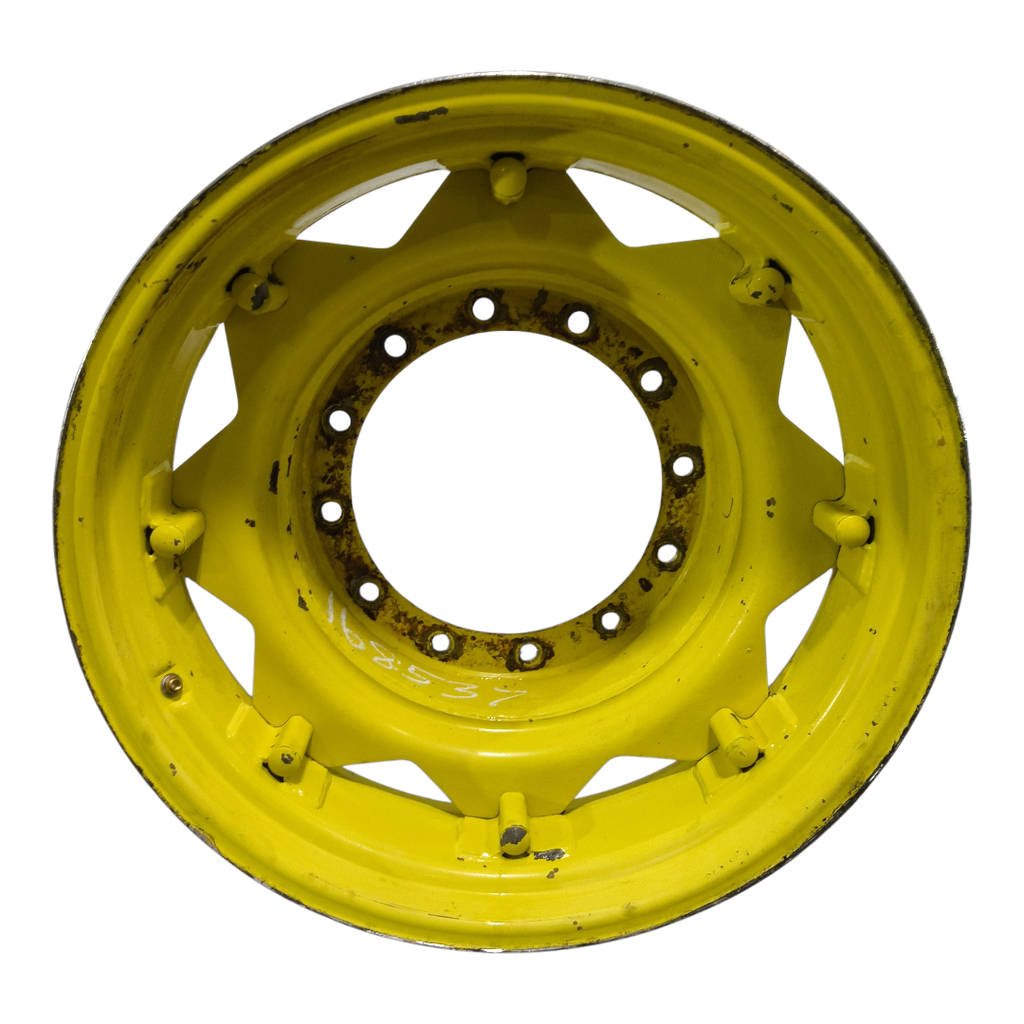12-Hole Clamp/Loop Style Center for 30" Rim, John Deere Yellow