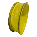 12"W x 46"D, John Deere Yellow 10-Hole Formed Plate , -6.62" Offset