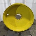 12"W x 46"D, John Deere Yellow 10-Hole Formed Plate , -6.62" Offset