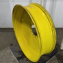 12"W x 46"D, John Deere Yellow 10-Hole Formed Plate , -6.62" Offset