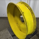 12"W x 46"D, John Deere Yellow 10-Hole Formed Plate , -8.12" Offset