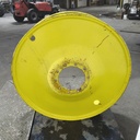 12"W x 46"D, John Deere Yellow 10-Hole Formed Plate , -8.12" Offset