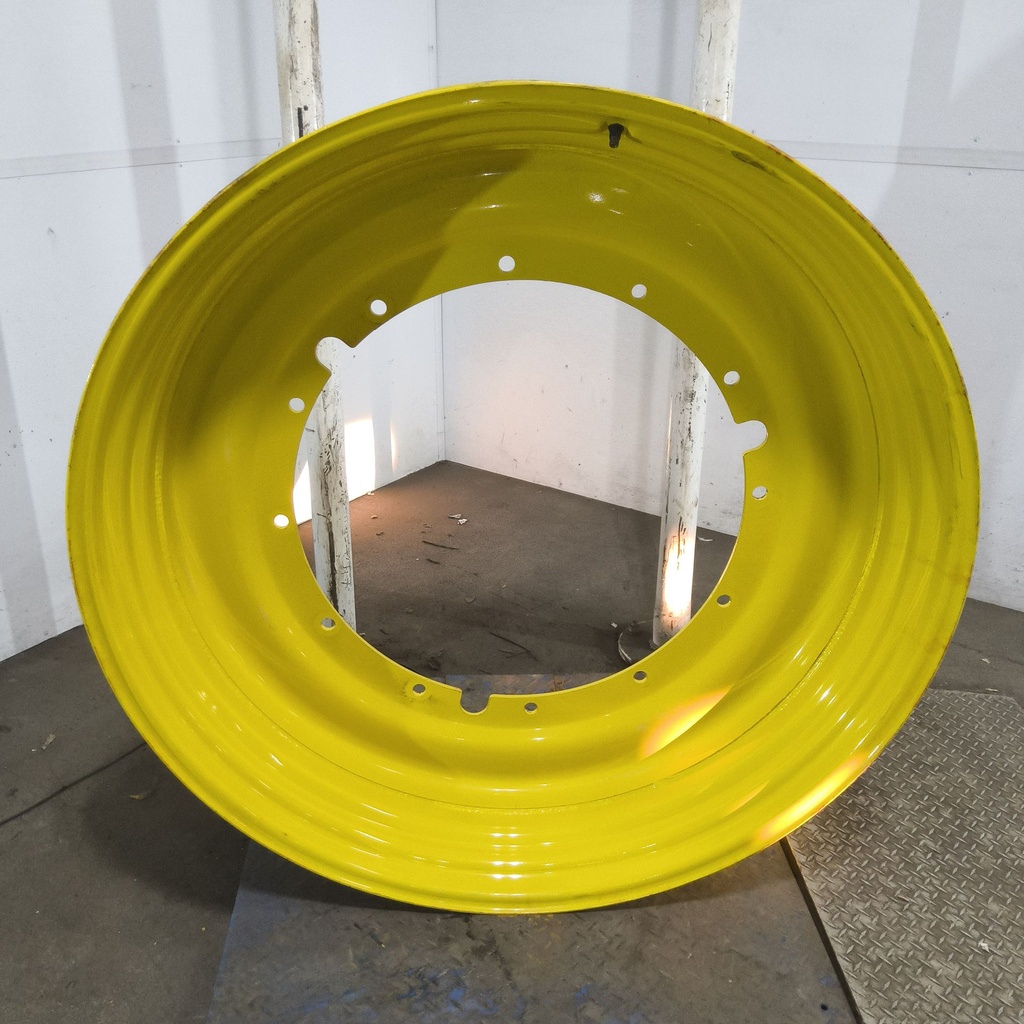 12"W x 50"D, John Deere Yellow 12-Hole Stub Disc , -3.12" Offset