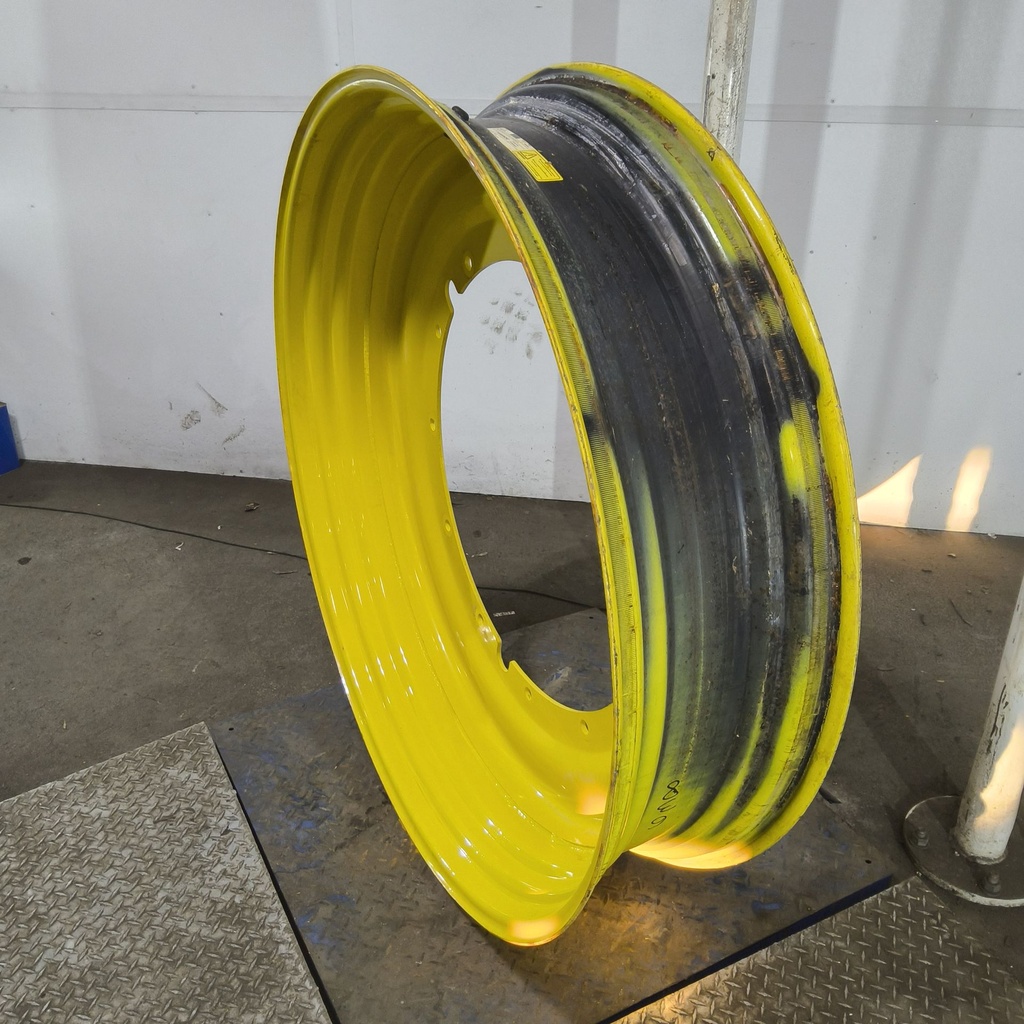 12"W x 50"D, John Deere Yellow 12-Hole Stub Disc , -3.12" Offset