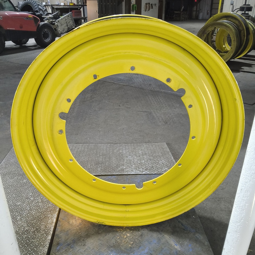 12"W x 50"D, John Deere Yellow 12-Hole Stub Disc , -3.12" Offset