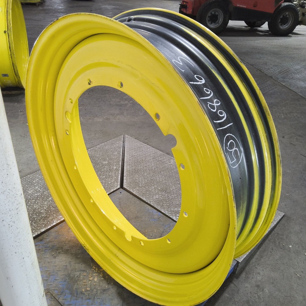 12"W x 50"D, John Deere Yellow 12-Hole Stub Disc , -3.12" Offset