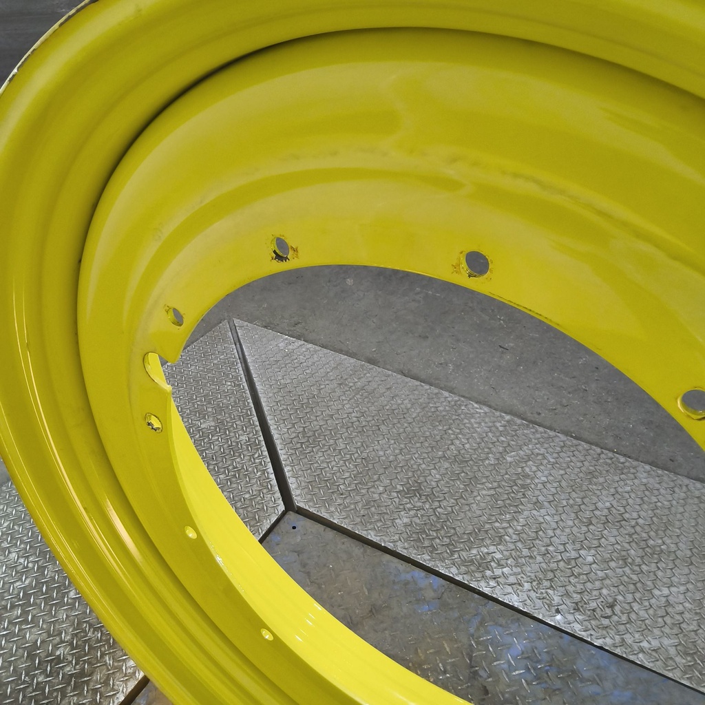 12"W x 50"D, John Deere Yellow 12-Hole Stub Disc , -3.12" Offset