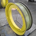 10"W x 42"D, John Deere Yellow 12-Hole Stub Disc , 1.69" Offset