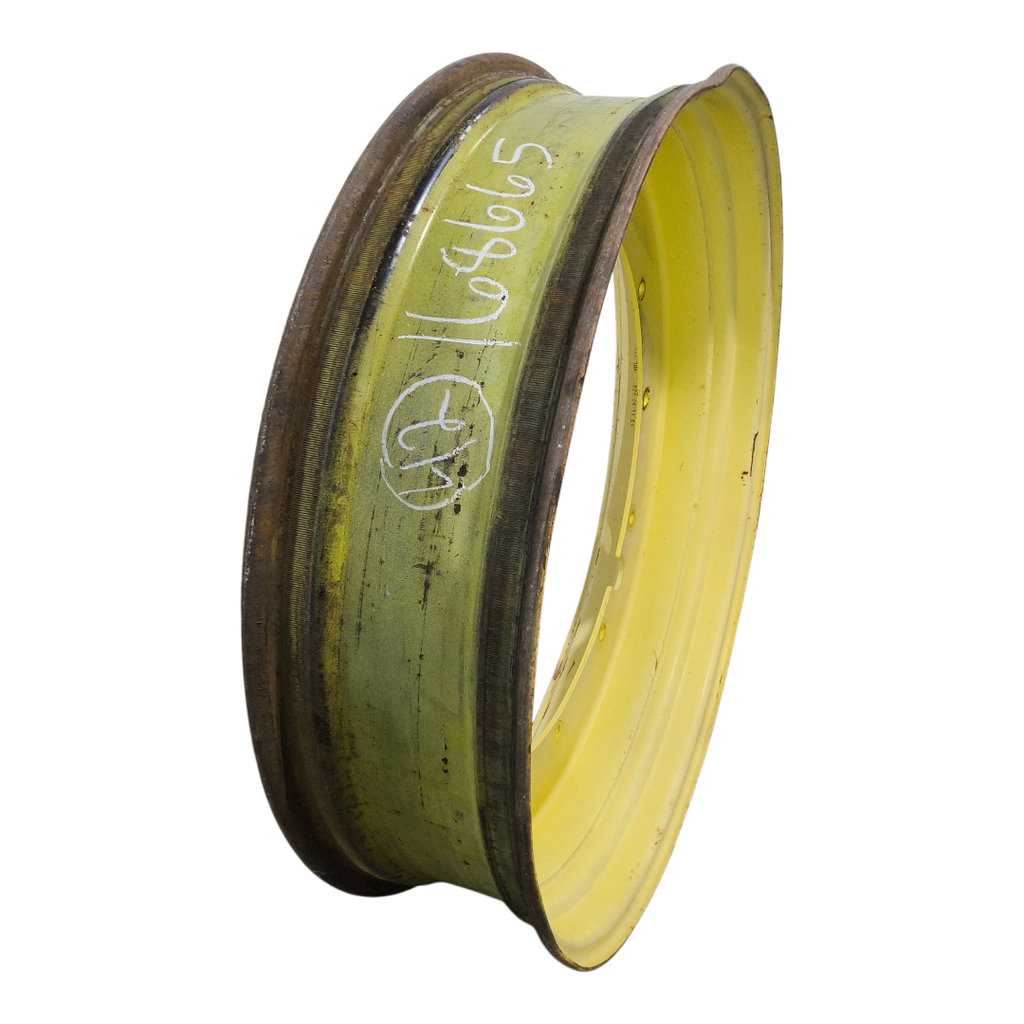 10"W x 42"D, John Deere Yellow 12-Hole Stub Disc , 1.69" Offset