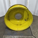 13"W x 34"D, John Deere Yellow 12-Hole Formed Plate , 5" Offset