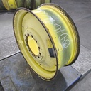 13"W x 34"D, John Deere Yellow 12-Hole Formed Plate , 5" Offset