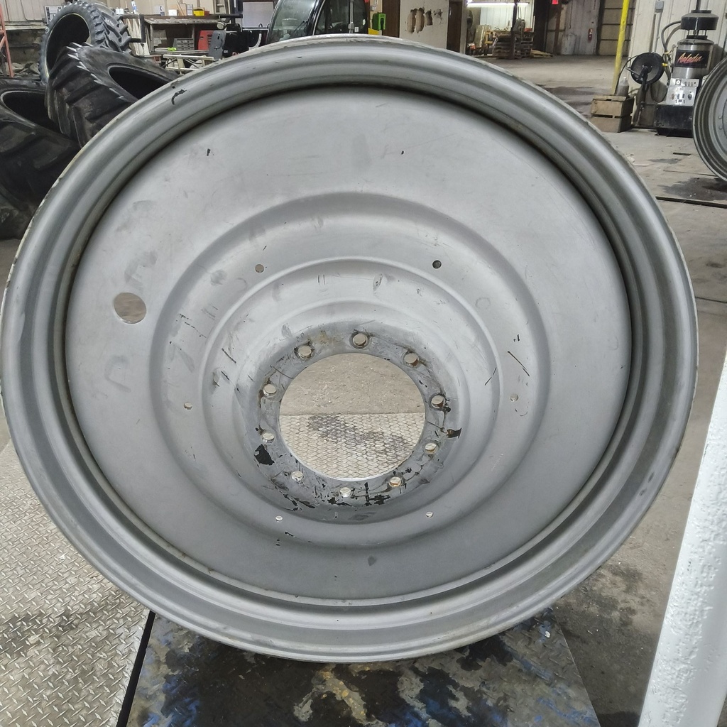 15"W x 50"D, Case IH Silver Mist 10-Hole Formed Plate , -9.25" Offset