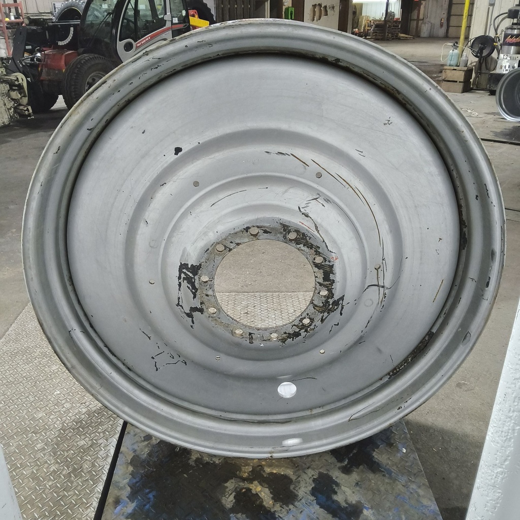 15"W x 50"D, Case IH Silver Mist 10-Hole Formed Plate , -9.25" Offset