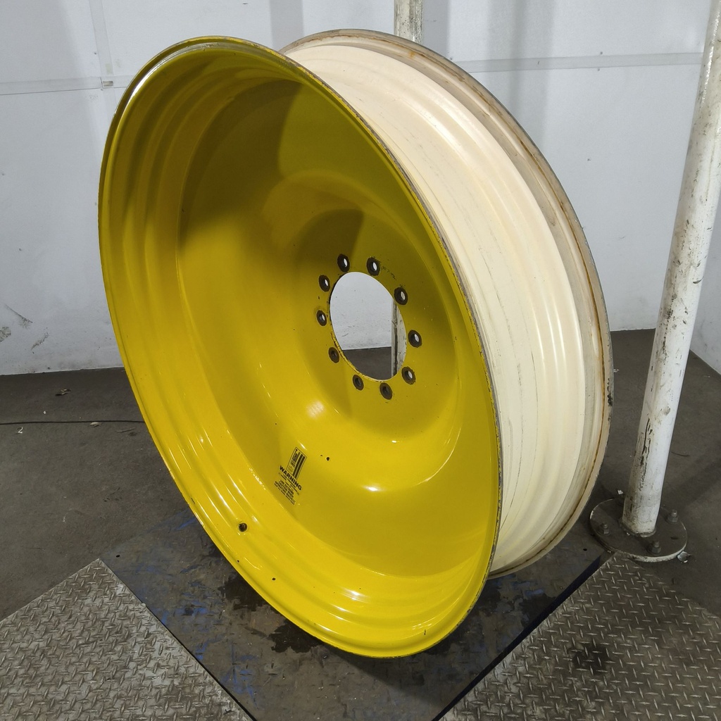 12"W x 50"D, John Deere Yellow 10-Hole Spun Disc Sprayer , -7.5" Offset