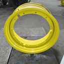16"W x 38"D, John Deere Yellow 12-Hole Stub Disc , -3.25" Offset
