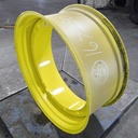 16"W x 38"D, John Deere Yellow 12-Hole Stub Disc , -3.25" Offset