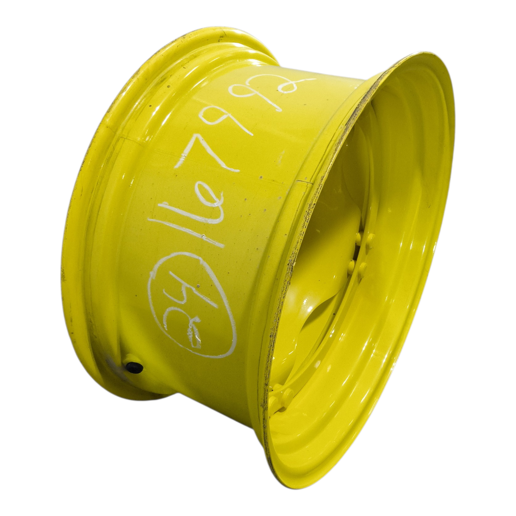 12"W x 24"D, John Deere Yellow 8-Hole Stub Disc (groups of 2 bolts) , -1.69" Offset